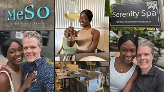 SURPRISE SPA DATE FOR MY MAN AT SERENITY SPA | DINNER AT MESO RESTAURANT VLOG