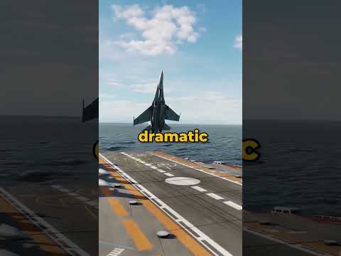 Insane Su 33 Cobra Landing on Aircraft Carrier in DCS #shorts