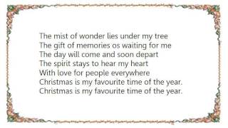 Kenny Rogers - Christmas Is My Favorite Time of Year Lyrics