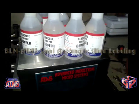 Semi Automatic Glue Labeling Machine