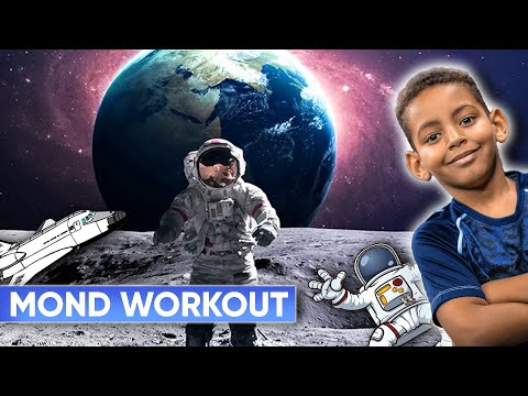 WELTRAUM WORKOUT auf dem Mond (Fitness für Kinder)