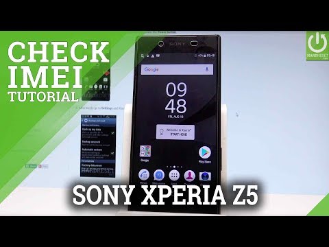 How to Check IMEI in SONY Xperia Z5 - IMEI Information