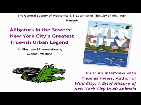 GSMT - Celebrating New York City's Critters:  With Historian Michael Miscione & Author Thomas Hynes