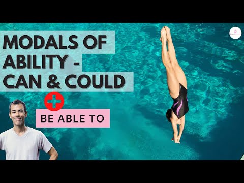 CAN & COULD - English Modal Verbs of Ability + BE ABLE TO