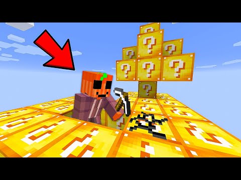 Estoy ATRAPADO En SkyBlock de Lucky Blocks!