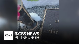Veteran says damage done to graves at Pennsylvania cemetery is disturbing