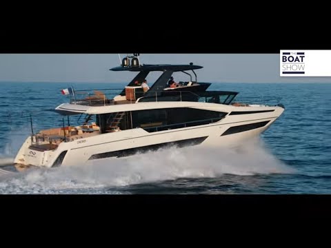 PRESTIGE X70 - Walk Through Yacht at Miami Boat Show 2022 - The Boat Show