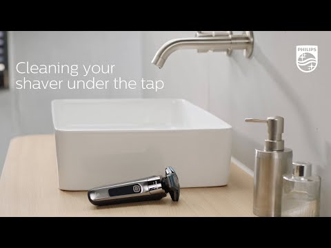 How to clean your Philips Shaver S5000 and S7000 under the tap