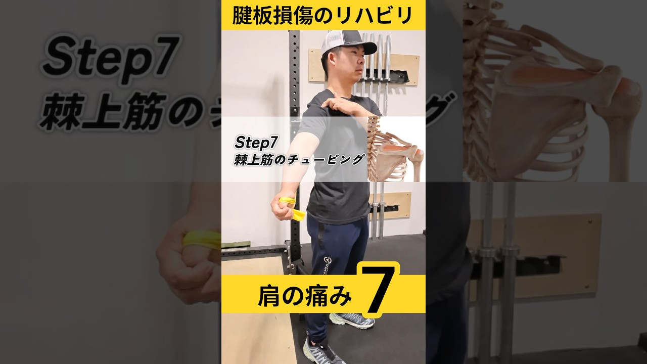 肩の痛みSTEP7|棘上筋のチュービング #腱板損傷 #インピンジメント #aetherweightlifting