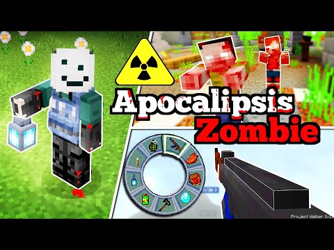 ⚠ 7 BEST ADDONS to TURN MCPE (1.21.X) into a ZOMBIE APOCALYPSE | Best ZOMBIE ADDONS