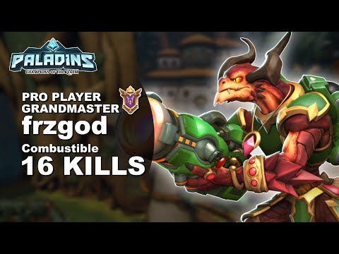 frzgod Drogoz 16 KILLS!! Paladins Pro (SSG) Ranked Gameplay 1440p High Quality Video