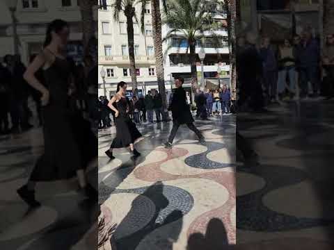 Alicante, Hiszpania,Spain,  dance on the street
