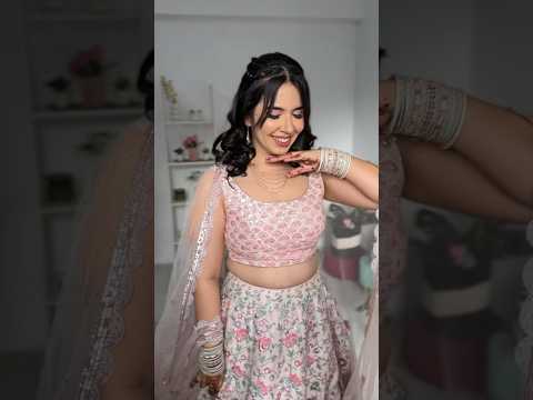 My bridal engagement makeup 🥰 Short hair look 🦋 | Heli Ved #shorts