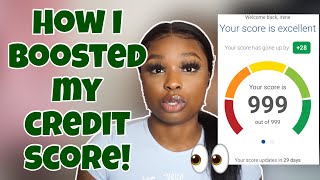 HOW TO INCREASE MY CREDIT SCORE TO A PERFECT SCORE? - TIPS ON IMPROVING YOUR SCORE! 999 out of 999😱