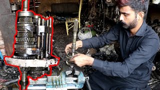Download lagu How to Repaire Toyota Hiace Van GEARBOX | Amazing Technique of Restoration Hiace Van GEARBOX mp3