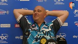 Rob Cross reveals MIND GAMES against Gian van Veen: “I didn’t expect him to hit it”