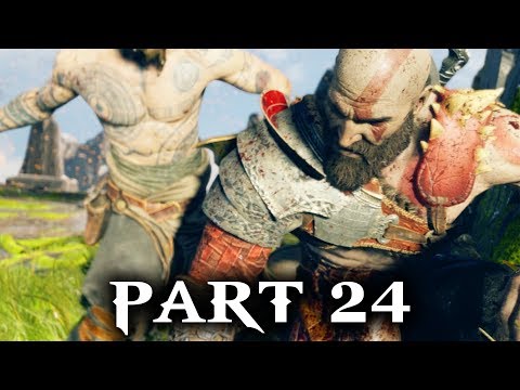 God of War Gameplay Walkthrough Part 24 - BALDUR ROUND TWO  (PS4 2018)