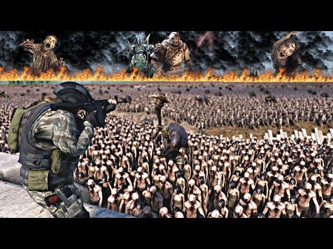 SPECIAL FORCES RUSH TO THE AID OF GENGHIS KHAN - Epic Battle Simulator 2 - UEBS 2