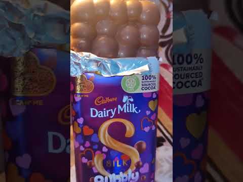 dairy milk silk bubbly  #shorts #chocolate #foodblogger || silk under 200