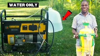He Built A Generator that Uses only Water and this