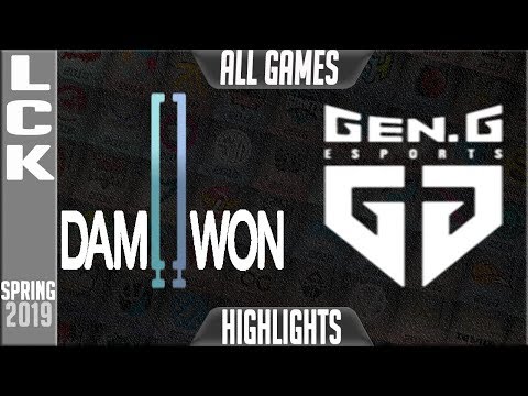 DWG vs GEN Highlights ALL GAMES | LCK Spring 2019 Week 1 Day 1 | Damwon Gaming vs Gen G