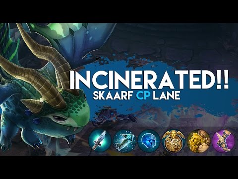 Vainglory - Road to Vainglorious  S4 Ep1:  Skaarf |CP| Lane Gameplay |Update 1.16|