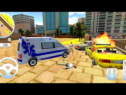 Roof Jumping Ambulance Simulator | Accident Emergency Rescue