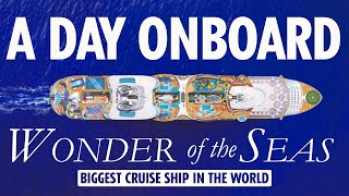 A DAY AT SEA ONBOARD THE BIGGEST CRUISE SHIP IN THE WORLD | ROYAL CARIBBEAN WONDER OF THE SEAS