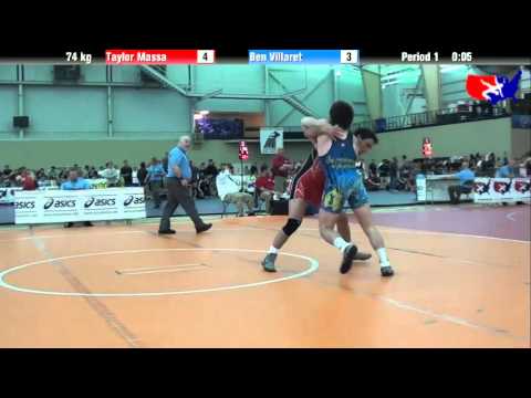 Taylor Massa vs. Ben Villaret at 2013 ASICS University Nationals - FS