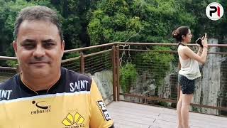 Conheça o monumento natural do Salto São João com uma linda cachoeira