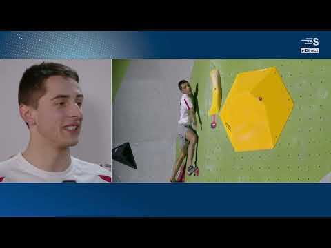 Résumé des championnats de France de bloc d'escalade (hommes)