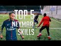 TOP 5 Neymar Skill Moves - Football Skills