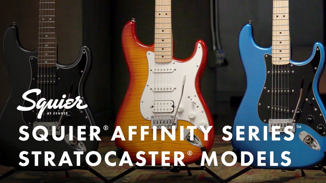 Electric　Stratocaster®　Squier　Affinity　Guitars　Series™　HH