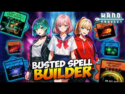 Craft Insane Spell Chains in Anime Bullet Heaven! | W.A.N.D. Project