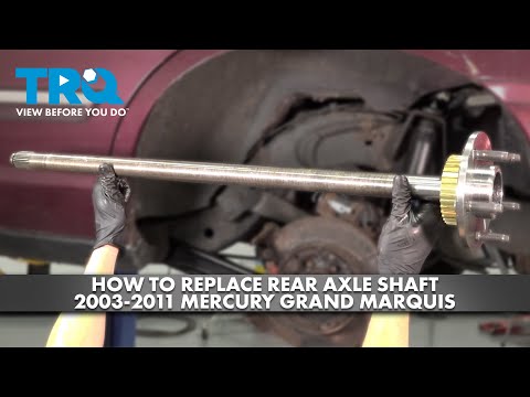 How to Replace Rear Axle Shaft 2003-2011 Mercury Grand Marquis