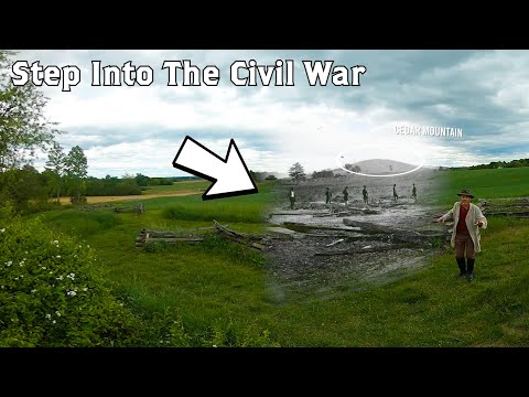 Step Into an Iconic Civil War Photo at Cedar Mountain | Civil War Then & Now