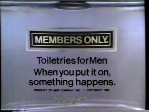 1985 Members Only Aftershave and Cologne TV Commercial