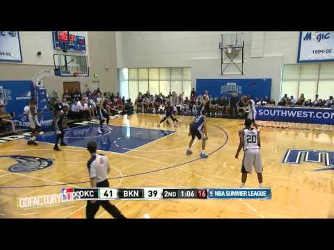 Mitch McGary Full SL Highlights 2014.07.07 vs Nets - 18 Pts, 13 Reb