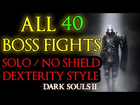 Dark Souls 2 - ALL BOSSES COMPILATION (with timecodes)