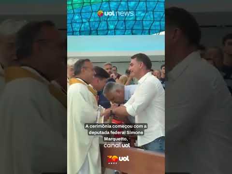 Com Flávio, missa da Catedral de Brasília dá tratamento VIP a candidato