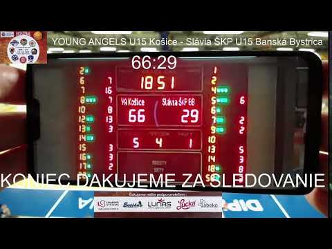 YOUNG ANGELS U15 Košice - Slávia ŠKP U15 Banská Bystrica