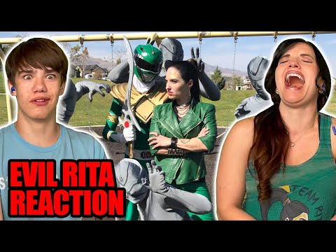 Rita & Tommy REACT to the Power Rangers Evil Rita Music Video!!!