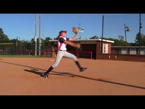 Maddie Horne's Softball Pitching Skills Video
