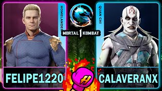 MK1 Felipe1220 (HOMELANDER) VS CalaveraNX (QUAN CHI)🥊Mortal Kombat 1🥊4K 60ᶠᵖˢ