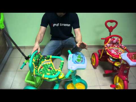 Детский трёхколёсный велосипед jaguar ms-749