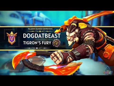 Best Map For Tiberius DogDatBeast(Grand Master) 193K+ DMG Paladins Ranked Competitive