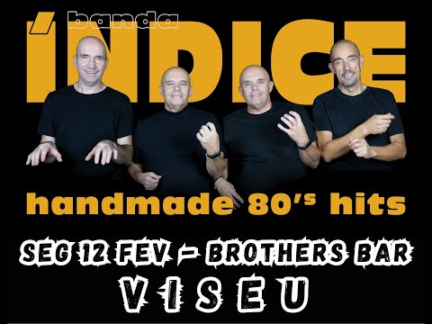 BANDA ÍNDICE - Excertos do concerto no THE BROTHERS bar em Viseu no dia 12 de fevereiro de 2024