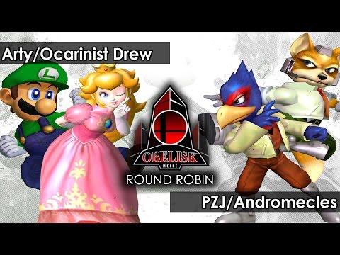 Melee: Arty/Ocarinist Drew  V PZJ/Andromecles - Obelisk 42 Tournament SSBM