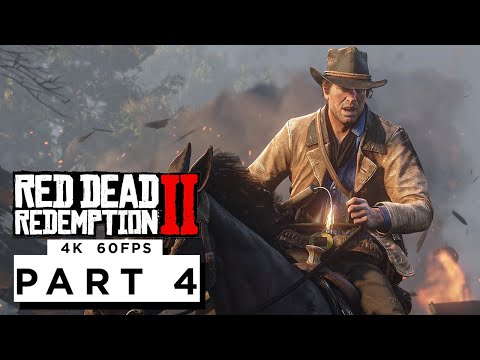 RED DEAD REDEMPTION 2 Walkthrough Gameplay Part 4 - (4K 60FPS) - No Commentary
