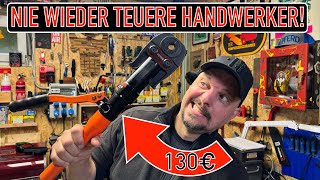 Nie wieder teuere Handwerker ! Mit dieser Vevor Rohrpresse baust du alle Leitungen selbst!